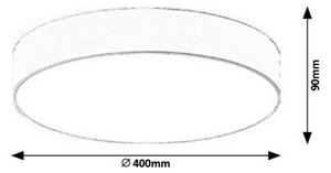 Rabalux 5682 - LED Stropní svítidlo ARTEMIS LED/24W/230V zlatá/bílá
