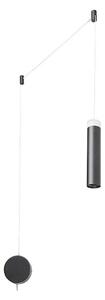Rabalux 5640 - LED Lustr na lanku ANDROMEDEA LED/7W/230V černá s vypínačem