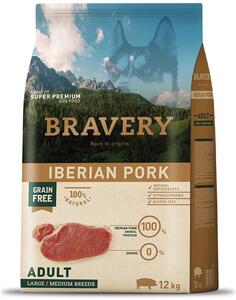 Dog ADULT large/medium Krmivo pro psy 4kg - Iberské vepřové maso BRAVERY 1003511