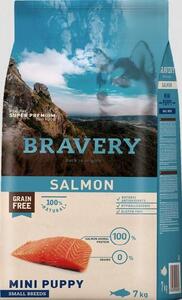 Dog PUPPY mini Krmivo pro psy 2kg - losos BRAVERY 1004165