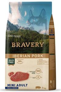 Dog ADULT mini Krmivo pro psy 2kg - Iberské vepřové maso BRAVERY 1003513