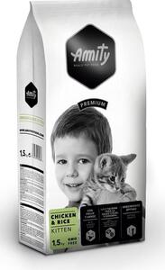 Premium cat KITTEN Krmivo pro kočky 10kg - kuře AMITY 1004844