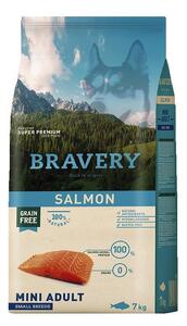 Dog ADULT mini Krmivo pro psy 2kg - losos BRAVERY 1003517
