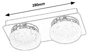 Rabalux 5662 - LED Stropní svítidlo HILARY 2xLED/5W/230V