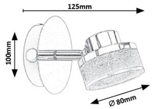 Rabalux 5635 - LED Nástěnné bodové svítidlo PADMA LED/5W/230V