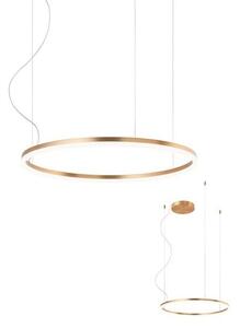 REDO 01-1711-TRIAC ORBIT závěsné svítidlo D600mm LED 42W/3568lm 3000K bronzová
