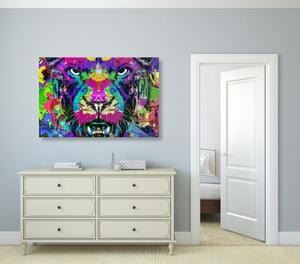 Obraz pestrobarevná šelma - 60x40 cm