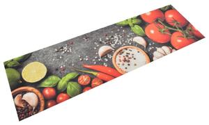 Kuchyňský koberec omyvatelný Zelenina 45 x 150 cm samet 136537