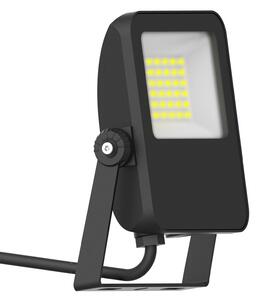 Schrack Venkovní reflektor Capri LED 30W, 3600lm, 3000K, IP65, 13,5x11cm, černá