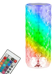 BRILONER LED nabíjecí stolní lampa, 21,5 cm, 2,3W, 65lm transparentní BRILO 7463010