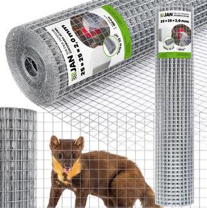 Drátěný plot - 25x25x2,0 mm - 10 m - odolný proti povětrnostním vlivům - lehký Plot z uzlového pletiva