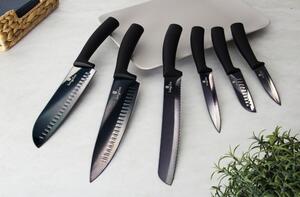 BERLINGERHAUS Sada nožů s nepřilnavým povrchem 6 ks Black Collection BH-2607