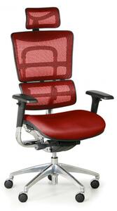 Multifunkční kancelářská židle WINSTON SAB, červená