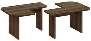 Set 2 ks konferenčních stolků Irisha (ořech). Akce -15%