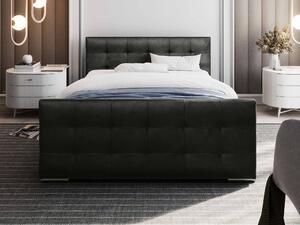 Manželská postel 180 cm Billie (tmavě šedá) (s roštem a úložným prostorem). 1046834