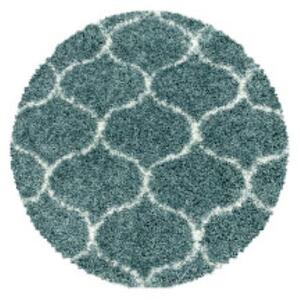 Moderní kusový koberec Salsa Shaggy 3201 blue kruh | Modrá Typ: kulatý 80x80 cm