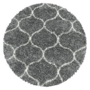 Moderní kusový koberec Salsa Shaggy 3201 grey kruh | Šedá Typ: kulatý 120x120 cm