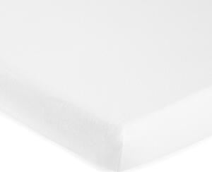 Blancheporte Meltonový nepropustný návlek na matraci, hloubka rohů 25 cm bílá 60x120cm