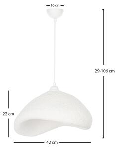 Brilagi - Lustr na lanku WABI SABI 1xE27/40W/230V pr. 42 cm bílá