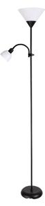 Brilagi - Stojací lampa ARIANA 1xE27/100W/230V + 1xE14/25W černá