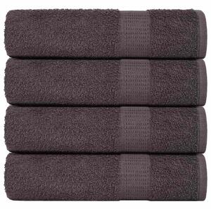 Ručníky FROGN 4 ks antracitové 50x100 cm 360 g/m² 136682