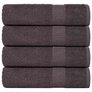Ručníky do sprchy FROGN 4 ks antracitové 70x140 cm 360 g/m² 136686