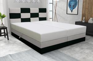 Čalouněná manželská postel Sven s úložným prostorem 160x200