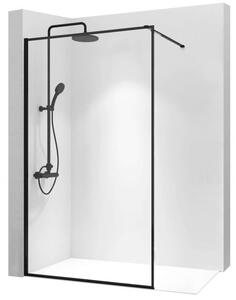 Rea Bler sprchová zástěna 110 cm černá polomatný/průhledné sklo REA-K7630