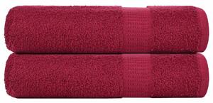 Ručníky FROGN 2 ks bordó 50x100 cm 360 g/m² 136734