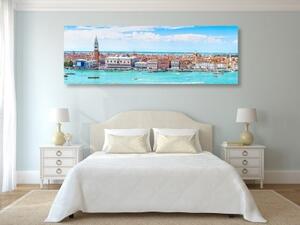 Obraz pohled na Benátky - 150x50 cm