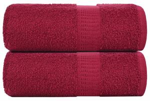 Ručníky pro hosty FROGN 2 ks bordó 30x50 cm 360 g/m² 136731