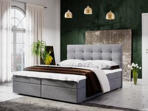 Manželská čalouněná postel STIG II. 160x200