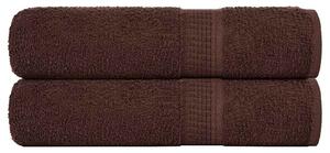 Ručníky FROGN 2 ks hnědé 50x100 cm 360 g/m² 136758
