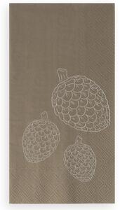 Storefactory Scandinavia Papírové ubrousky Pine Cones - Beige SF630