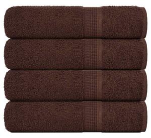 Ručníky do sprchy FROGN 4 ks hnědé 70 x 140 cm 360 g/m² 136762