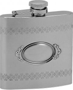 Kapesní ocelová nerezová láhev 180 ml s gravírováním
