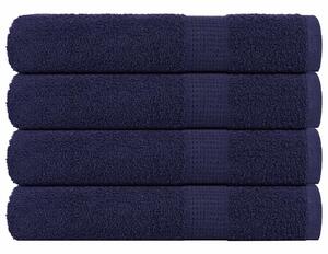 Saunové osušky FROGN 4 ks tmavě modré 80x200 cm 360 g/m² 136792