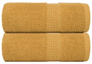 Ručníky FROGN 2 ks zlaté 30x30 cm 360 g/m² 136800