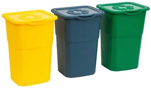 Eco Set Odpadkových košů na tříděný odpad 3x50 l DEA HOME Z0429MAB04000