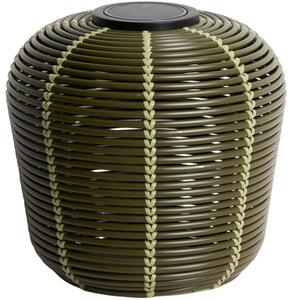 Kave Home Zelená zahradní solární lampa Garoina Ø 35 cm