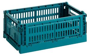 HAY Úložný box Colour Crate S, Ocean Green