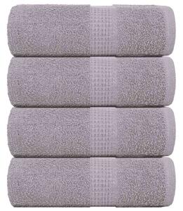 Ručníky pro hosty FROGN 4 ks šedé 30x50 cm 360 g/m² 136828