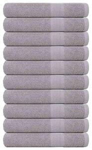 Saunové osušky FROGN 10 ks šedé 80x200 cm 360 g/m² 136841