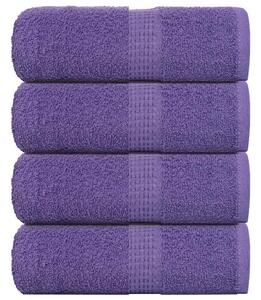 Ručníky pro hosty FROGN 4 ks fialové 30x50 cm 360 g/m² 136876