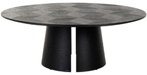 Černý dubový konferenční stolek Richmond Blax 110 cm