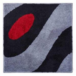 GRUND Koupelnová předložka Colani 35 světle šedá černá Rozměr: 60x60 cm