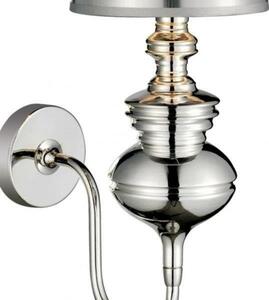 Nástěnná lampa AZzardo Baroco wall silver AZ0308 E14 1x11W IP20 18cm stříbrná