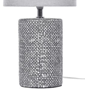 Keramická stolní lampa šedá IDER