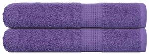 Saunové osušky FROGN 2 ks fialové 80x200 cm 360 g/m² 136887