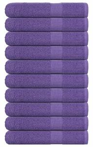 Ručníky FROGN 10 ks fialové 100x200 cm 360 g/m² 136892